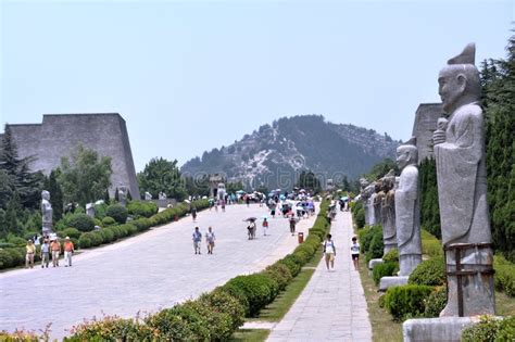 Qianling Mausoleum Editorial Stock Photo Image Of Shanxi 30516058