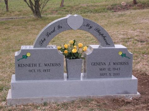 Double Headstone Designs