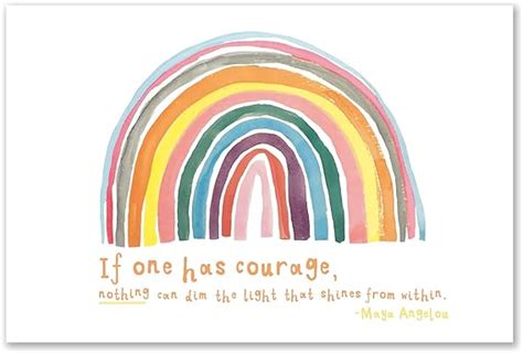 Amazon Maya Angelou Quotes Rainbow Canvas Boho Rainbow