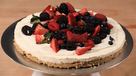 Cheesecake De Frutos Rojos Aprende A Preparar Esta Receta Para El