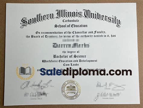 How To Make Southern Illinois University Fake Diploma