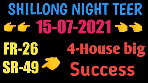 Shillong Night Teer Ll 15072021 Nightteer Target 🎯🎯 House