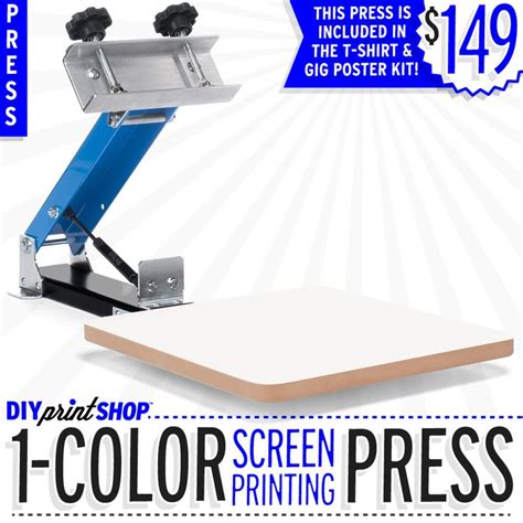 The DIY Print Shop® Original Screen Printing Press | Diy screen ...