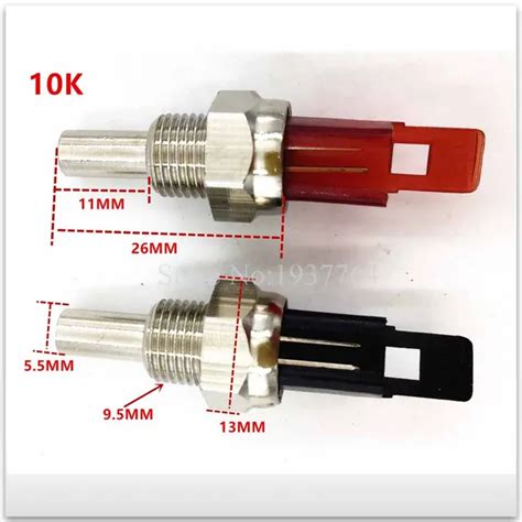 Aliexpress Buy 2pcs Lot New Red Black Gas Heating Boiler NTC 10K