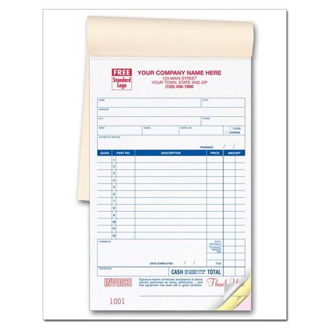 Appliance Repair Order Invoice DesignsnPrint