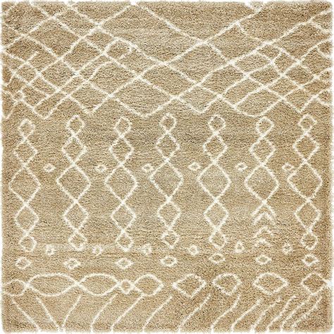 Taupe X Marrakesh Shag Square Rug Ad Marrakesh Taupe