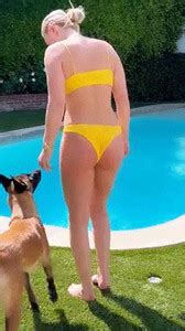 Insta Vid K S Lindsey Vonn Yellow Bikini Workout Phun Org Forum