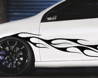 Car Flames Decals - Etsy