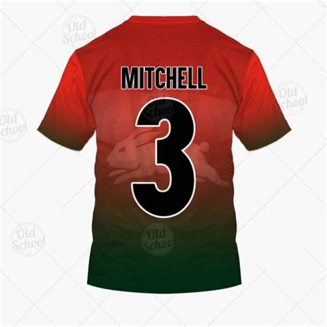 Nrl South Sydney Rabbitohs Latrell Mitchell No 3 T Shirt V2