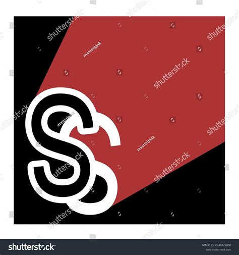 Ss Lettering Logo Vector Free Design Stock Vector (Royalty Free ...