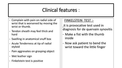 De quervain syndrome | PPT