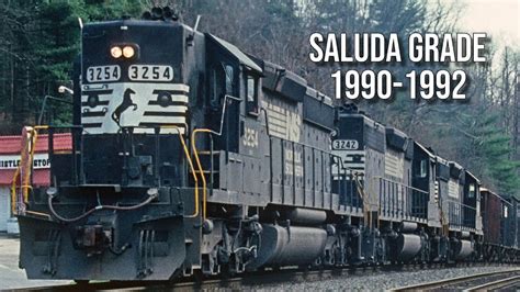 Norfolk Southern Trains On Saluda Grade Youtube