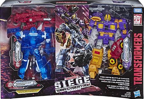 Transformers War For Cybertron Siege Series Fan Vote Battle 3 Pack