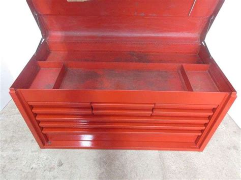 1976 Snap On KRA61 Nine Drawer Tool Box With Set Of Keys 31 W X 15 D