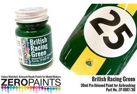 British Racing Green - BRG (Solid) Paint 30ml | ZP-1087/30 | Zero Paints