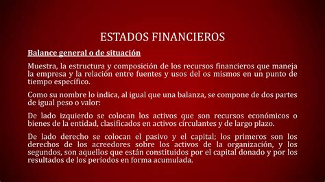 Análisis De Estados Financieros Ppt