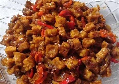 Resep Tumis Tempe Tahu Saori Saos Tiram Oleh Mamah Aileen Cookpad