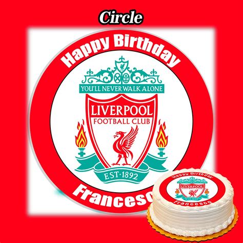 Edible Liverpool Cake Topper Personalised Etsy Uk