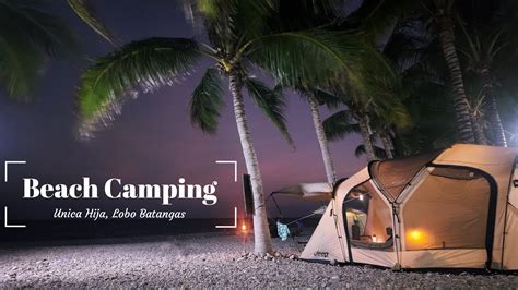 Beach Camping Unica Hija Car Camping Lobo Batangas Jeep Forest