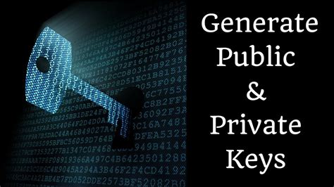 How To Generate Public And Private Keys YouTube