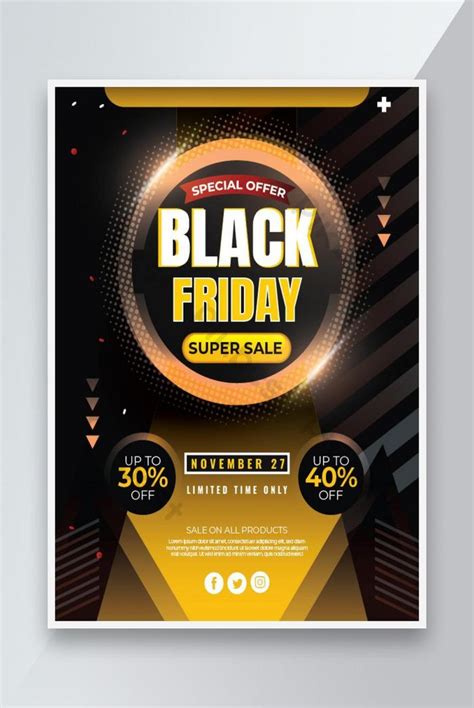 Black Friday Sale Flyer Template | AI Free Download - Pikbest