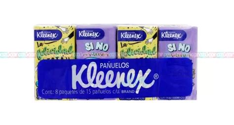 Pañuelos Kleenex Bolsillo 1 Paquete Con 8 Pza MercadoLibre