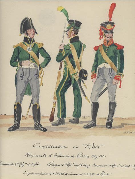 Napoleonic Uniforms Nassau Ideas Nassau Napoleonic Wars Napoleon