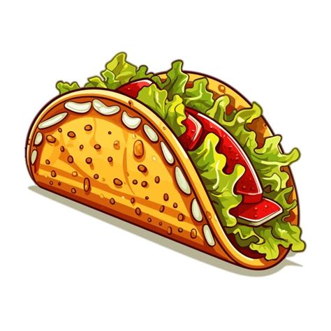 Vector De Tacos Em Fundo Branco Vetor Premium