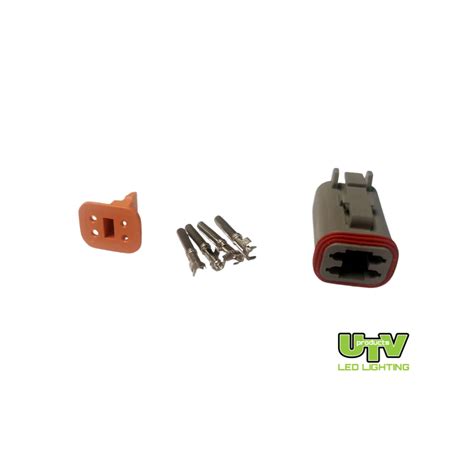 Utv Pin Deutsch Connector Male With Pins Utv Products