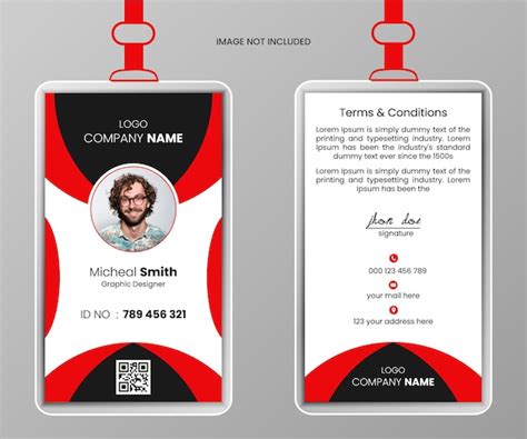 Premium Vector Creative Modern Id Card Template With Minimalist Elements