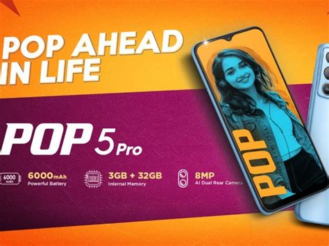 Tecno Pop 5 Pro With 6000mah Battery Launched In India Check Price Tech News