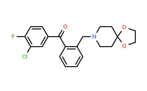 3 Chloro 4 Fluorophenyl 2 1 4 Dioxa 8 Azaspiro 4 5 Dec 8 Ylmethyl