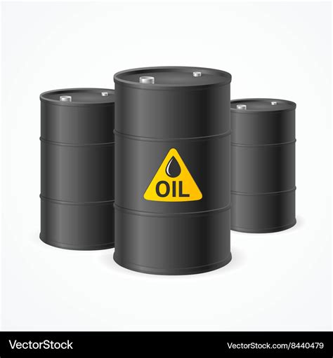 Oil Barrel Drums Royalty Free Vector Image Vectorstock