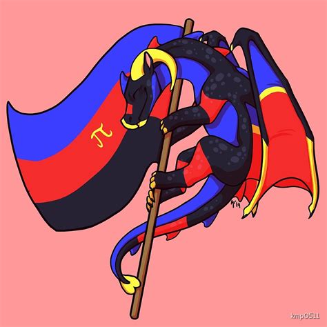 Polyamorous Pride Flag Dragon 3rd Edition By Kmp0511 Redbubble