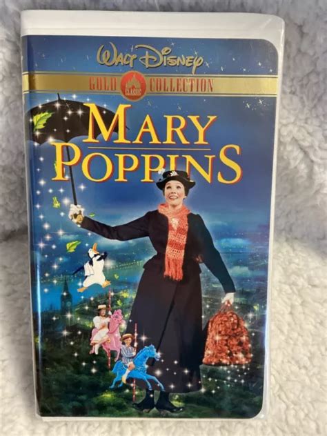 WALT DISNEY MARY Poppins VHS 2000 Gold Collection Edition Julie