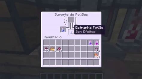 Como Fazer Poções de Força poção de fraqueza Minecraft YouTube