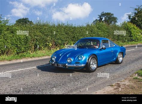 1970 70s Blue Renault Alpine 1397 Cc Petrol Coupe En Route To