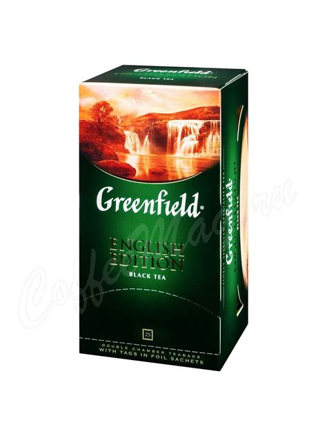 Чай Greenfield English Edition (Инглиш Эдишн) черный 25 пак. купить ...