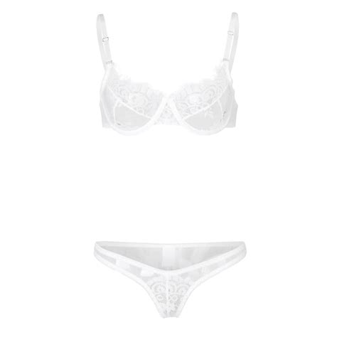 Underwear Lace Temptation Three Point Lingerie With Steel Ring Plus Size Lingerie Set Nightwear