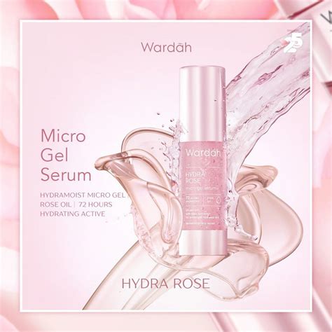 Jual WARDAH HYDRA ROSE MICRO GEL SERUM 30ml Shopee Indonesia