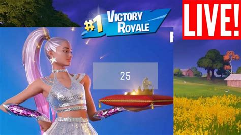 Live Fortnite Je Rush Les 25 Top 1 Couronnes Sur Fortnite Les 200