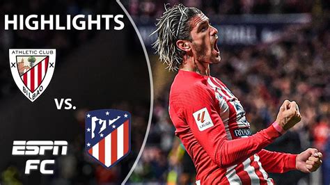 Athletic Club Vs Atletico Madrid Laliga Highlights Espn Fc Youtube