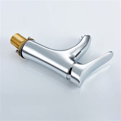 Chrome Sink Faucet Hot And Cold Water Sink Tap