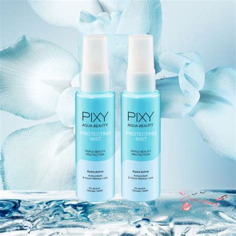 Pixy Aqua Beauty Protecting Face Mist Make Up Lock Pelembab Wajah