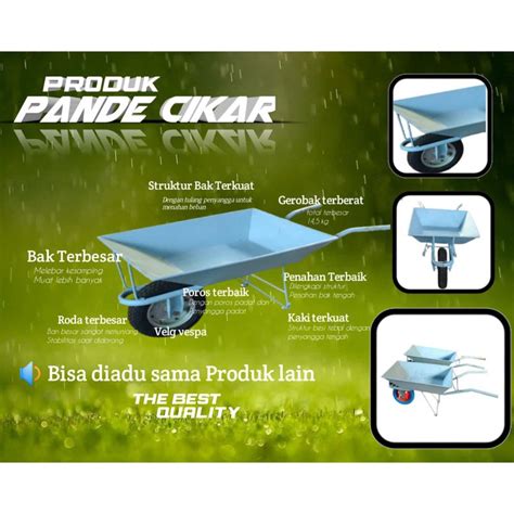 jual gerobak sorong gerobak pasir artco trunul gerobak bangunan