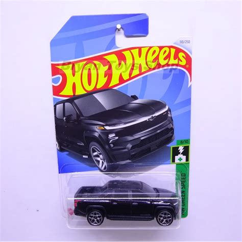 HITAM Hot Wheels Silverado EV RST Black Shopee Philippines