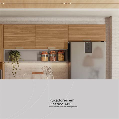 Cozinha Compacta Alba Portas Vidro Am Ndola Nude Prime Tx Dem Bile