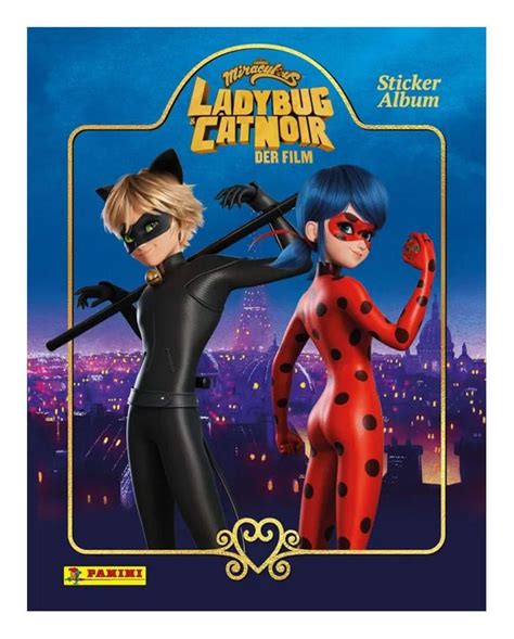 Miraculous Ladybug Cat Noir The Movie Sticker Collection Album