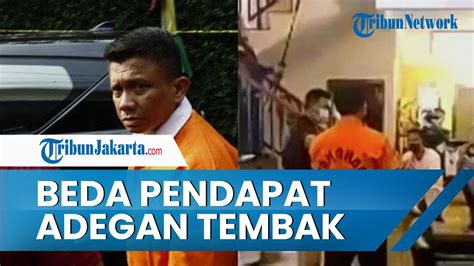 Ferdy Sambo Bharada E Beda Pendapat Soal Adegan Menembak Sama Sama