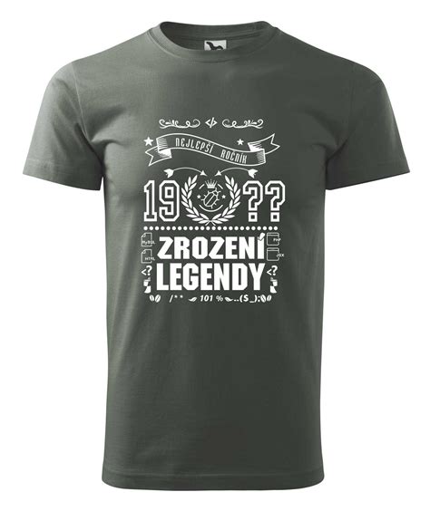 Zrození legendy pro programátora Klasické pánské triko MyShirt cz